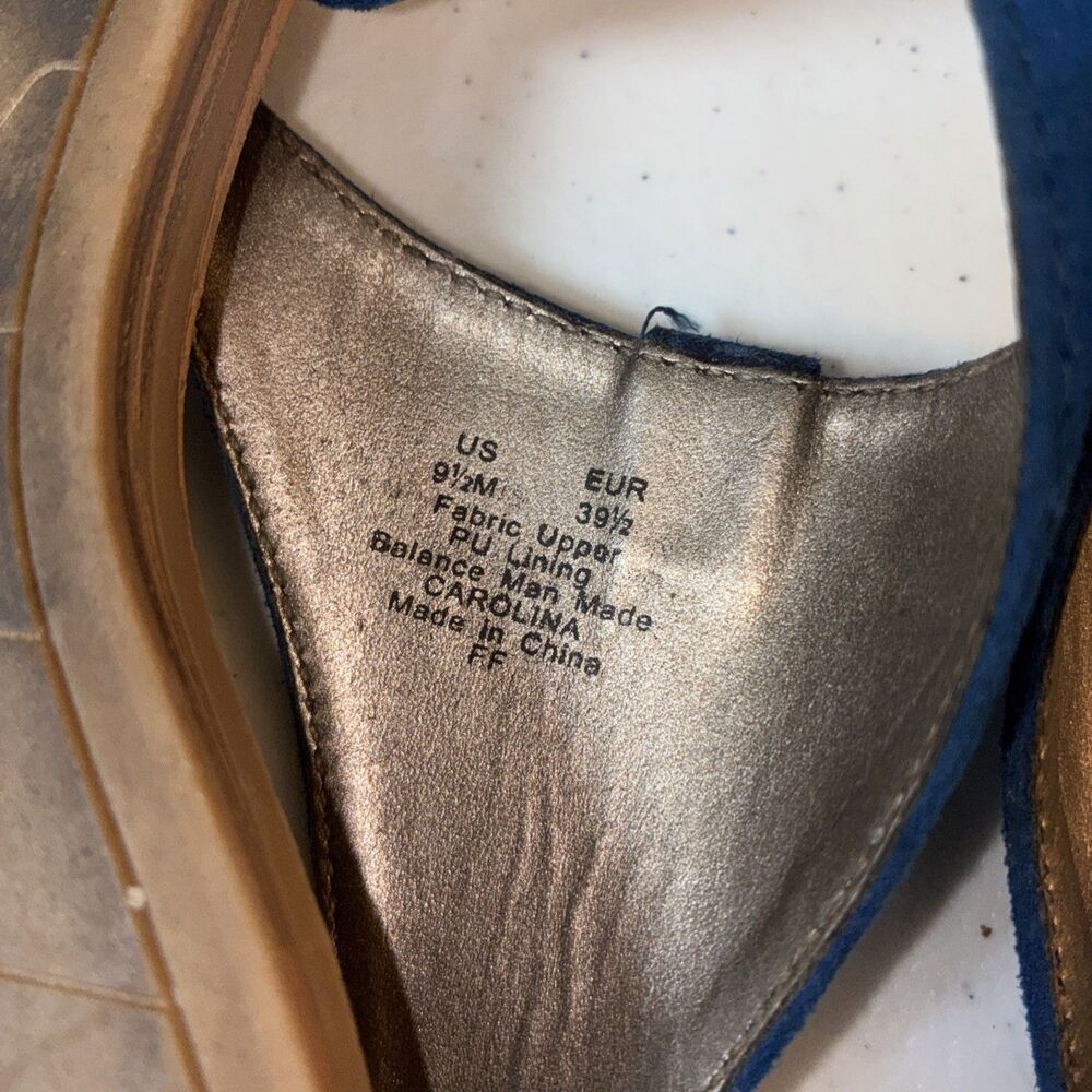 Circus By Sam Edelman Womens Carolina Blue Faux Suede Flat Sandals Size 9.5M - Picture 14 of 16